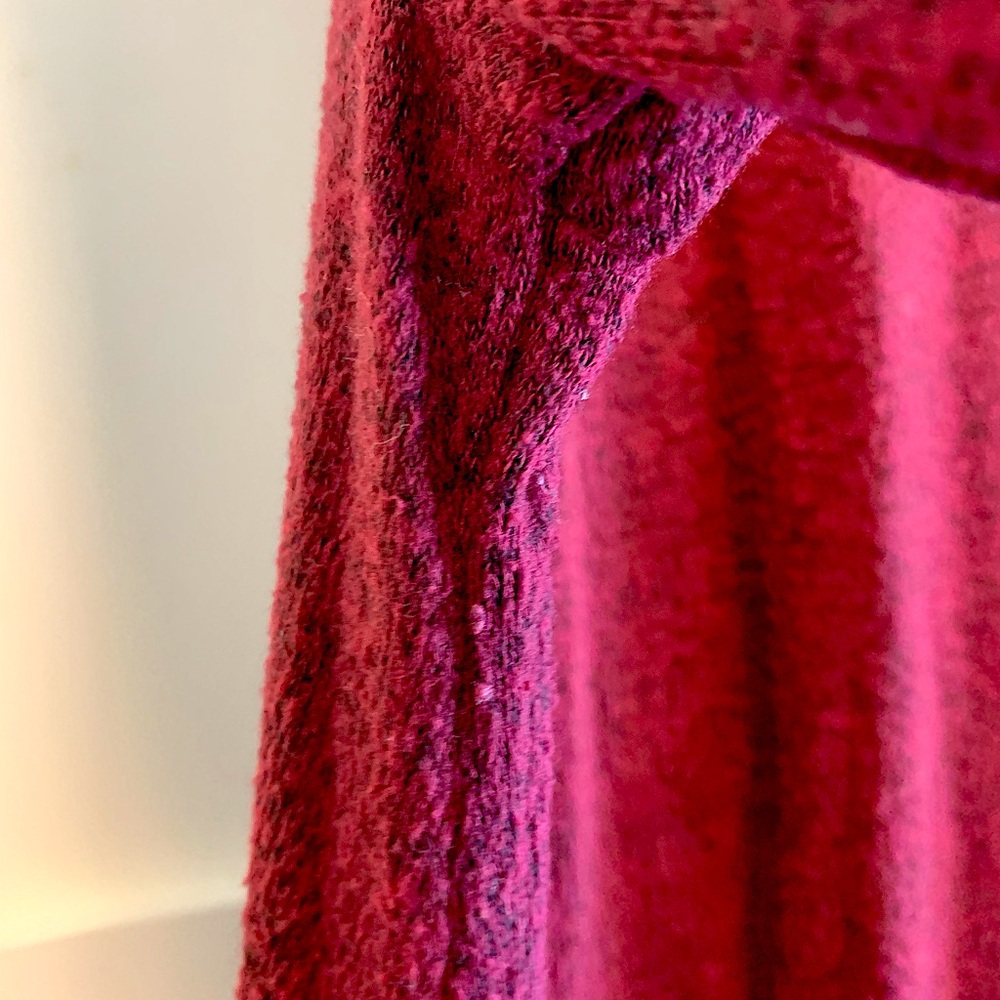 Old Navy • Long Sleeve A-Line Dress • Maroon - Picture 3 of 5